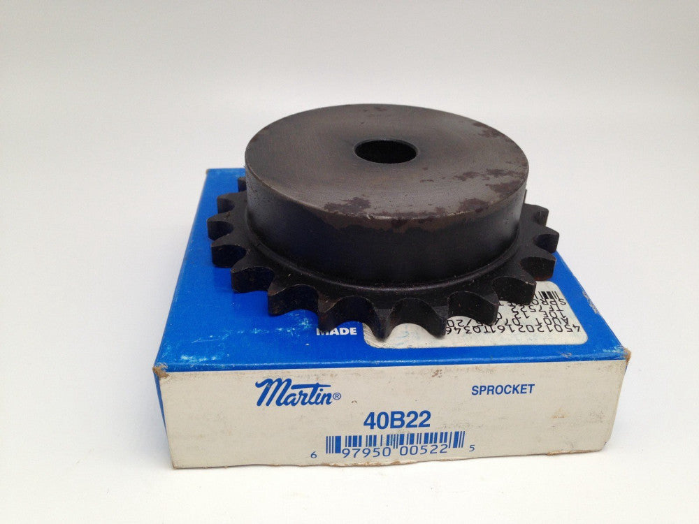 NEW MARTIN 40B22 SPROCKET - BORED TO SIZE