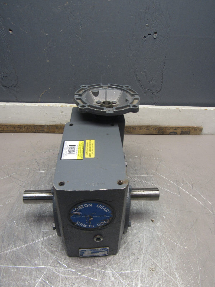 BOSTON GEAR FWC726-600K-B5-H1 SPEED REDUCER 600:1 0.25HP 2000IN.LB NEW SURPLUS !