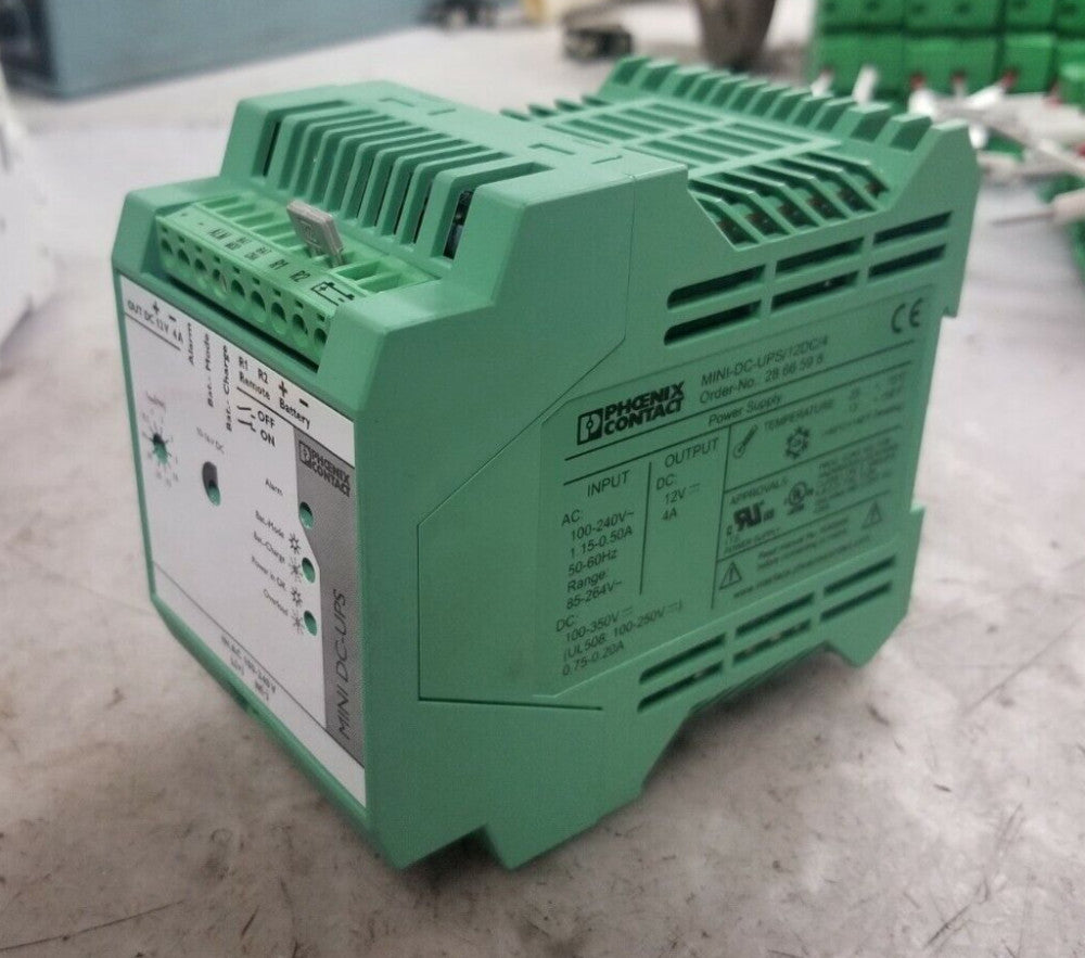 NEW PHOENIX CONTACT MINI-DC-UPS/12DC/4 UNINTERRUPTIBLE POWER SUPPLY