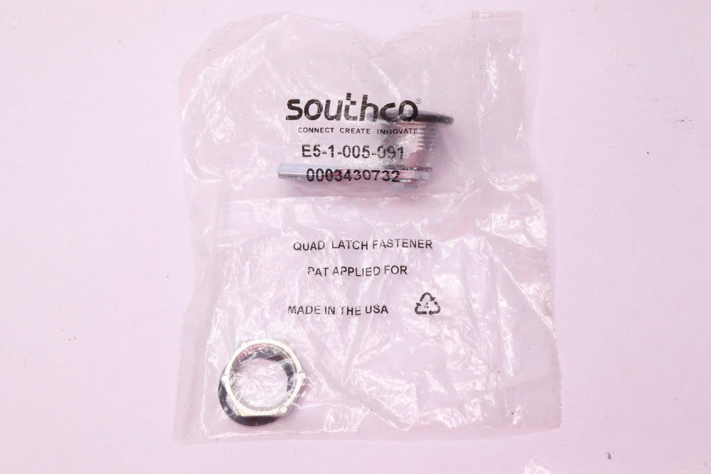 Southco Quarter-Turn Cam Latch Slotted Recess 16mm E5-1-005-091