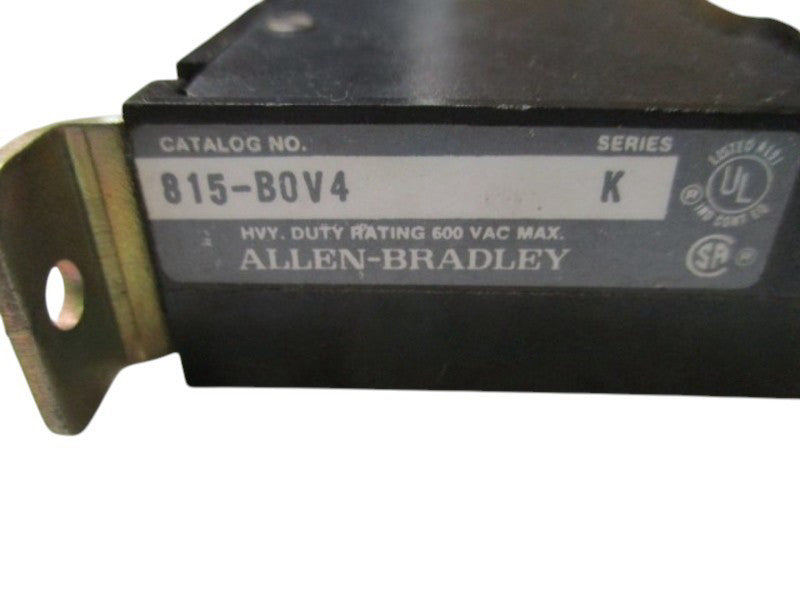 ALLEN BRADLEY 815-BOV4 SER. K OVERLOAD RELAY UNMP