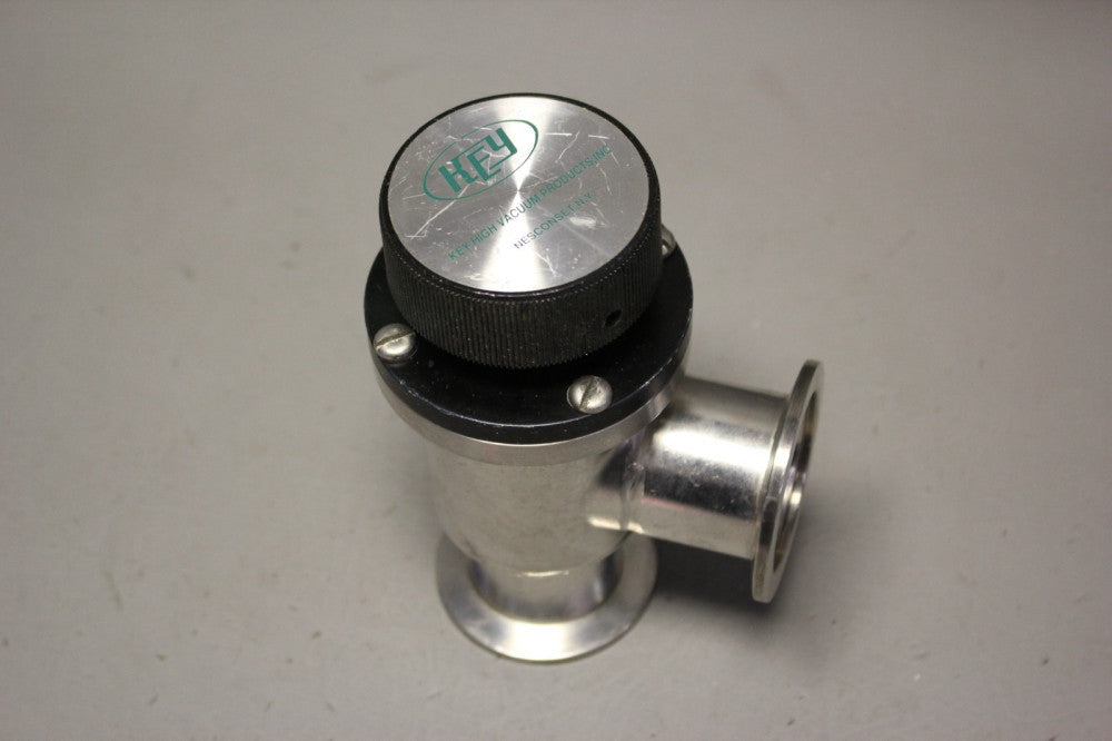 KEY HIGH VACUUM RIGHT ANGLE VALVE SA-150-K-N