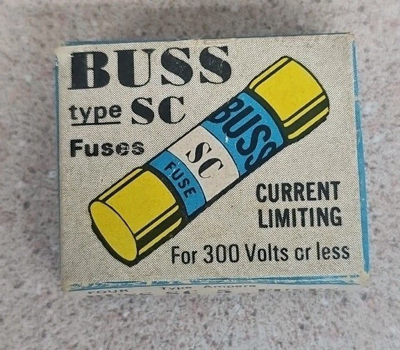 BUSSMAN BUSS Type SC-5 Fuse, Current Limiting