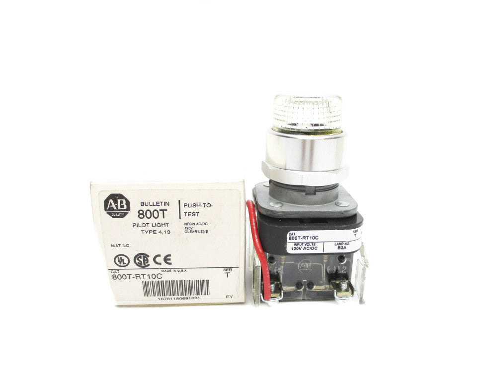ALLEN BRADLEY 800T-RT10C SER. T (WH) NSMP