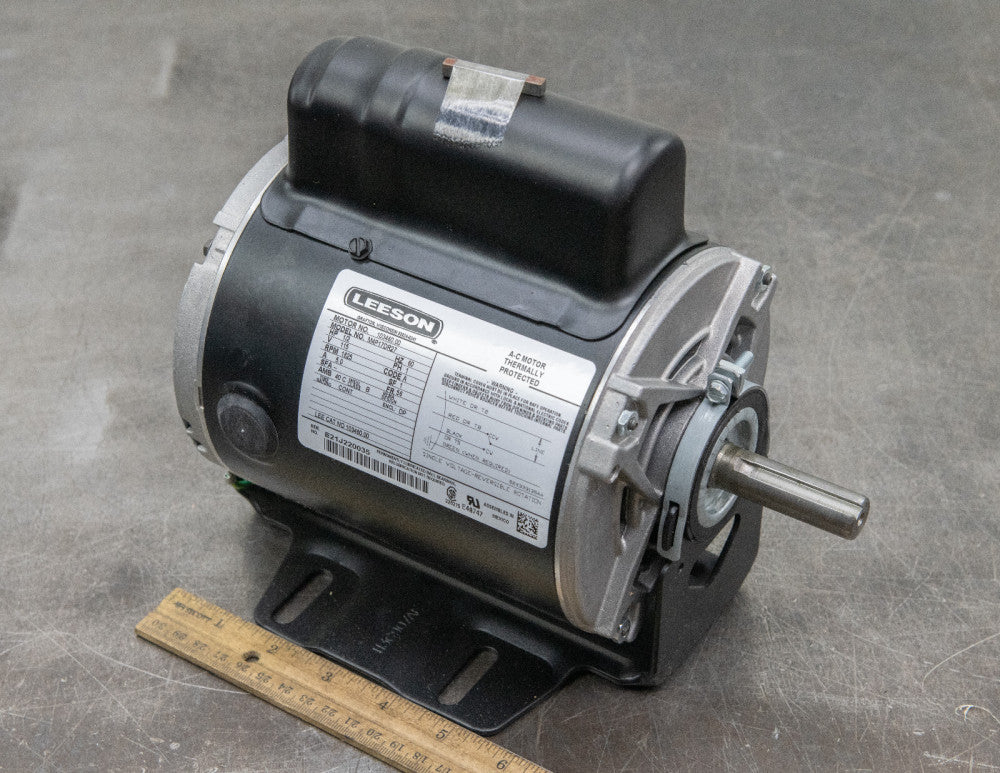 Leeson 103460.00 Electric Motor 1/2 HP 1625 Rpm 1PH 115 V 56 Fr Instant Reverse