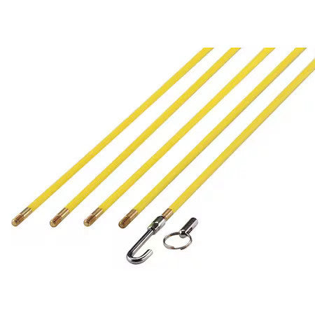 Westward 21Cj18 Wire Fish Stick Set,24 Ft,7 Pc