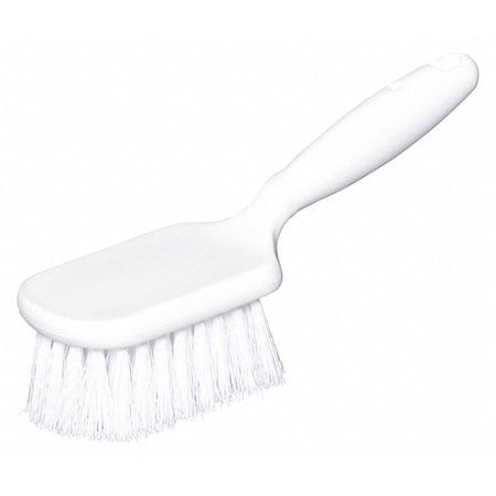 Tough Guy 48Lz38 3 1/2 In W Scrub Brush, Stiff, 5 1/2 In L Handle, 4 1/4 In L