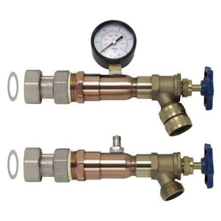 Watts D665161 Manifold Pressure Test Kit,Ss,11 Pcs