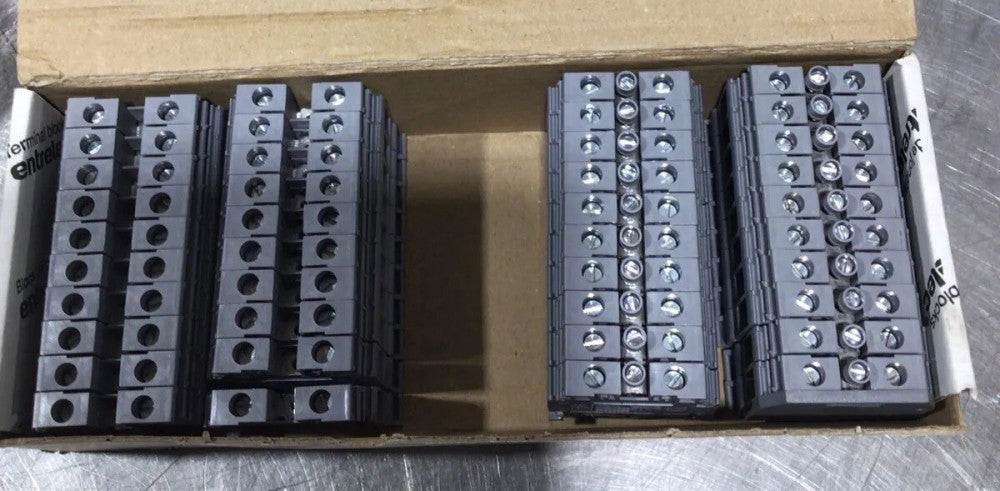 40pcs Entrelec M6/8 011511811 Terminal Block 10AWG NOS SURPLUS