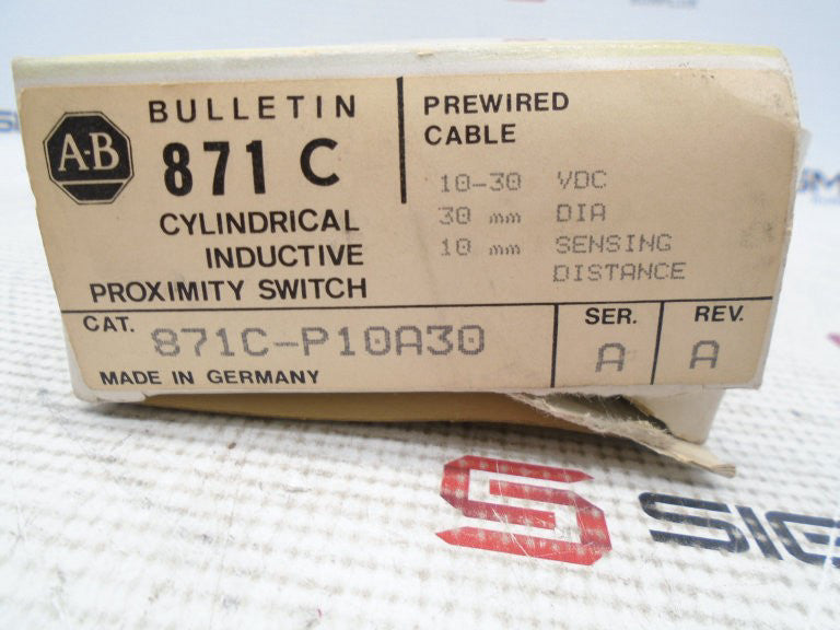 ALLEN BRADLEY 871C-P10A30 SERIES A SENSOR