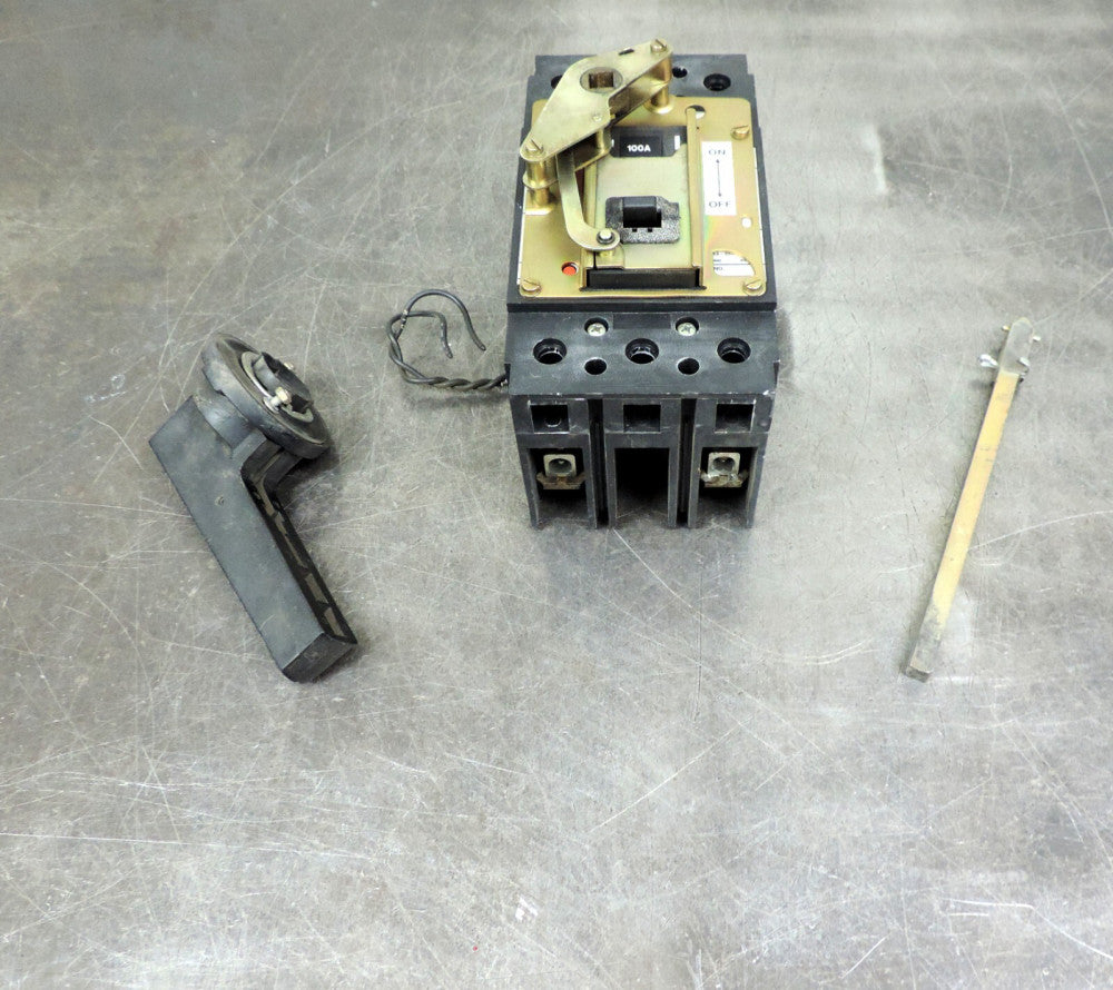 ABB UXAB 727121-R-127 Circuit Breaker 100A w/ Disconnect & Handle