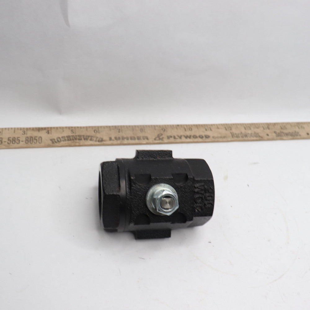 Threaded Standard Port Ball Valve Carbon Steel 1500 WOG 1-1/4" NPT - No Handle