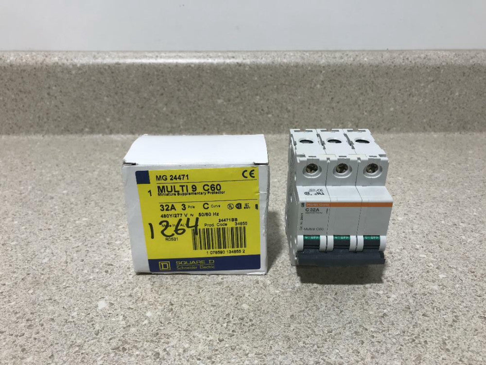 Merlin Gerin Multi9 C60 C32A 32A 3P NEW