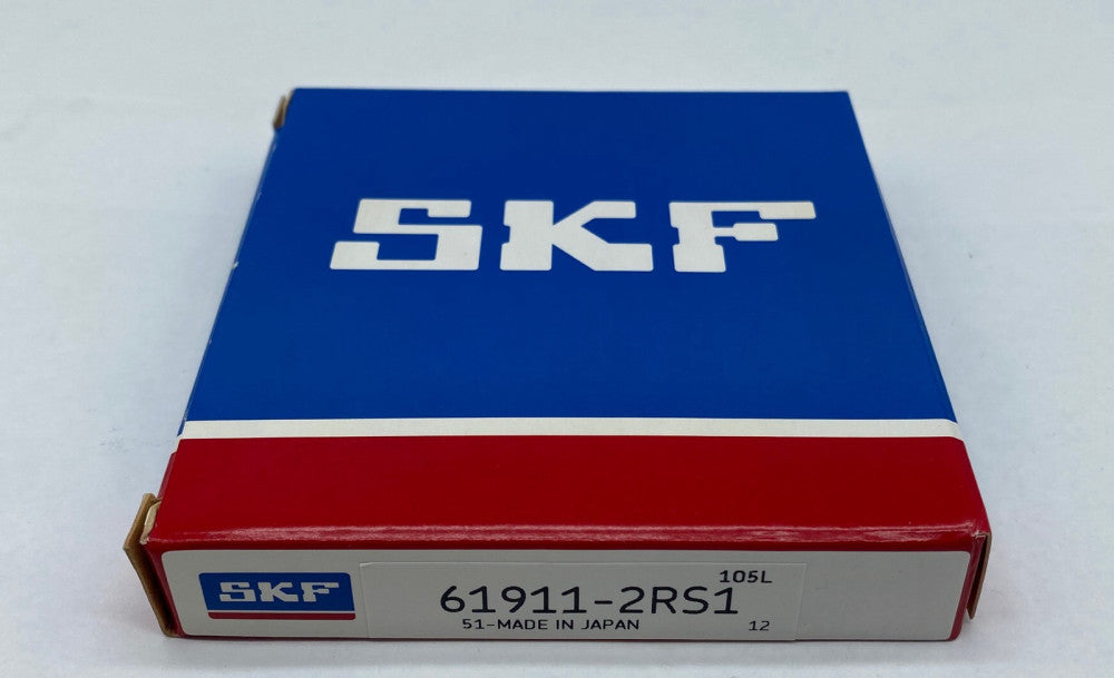 SKF 61911-2RS1 Deep Groove Ball Bearing, 55mm Bore 13mm Width