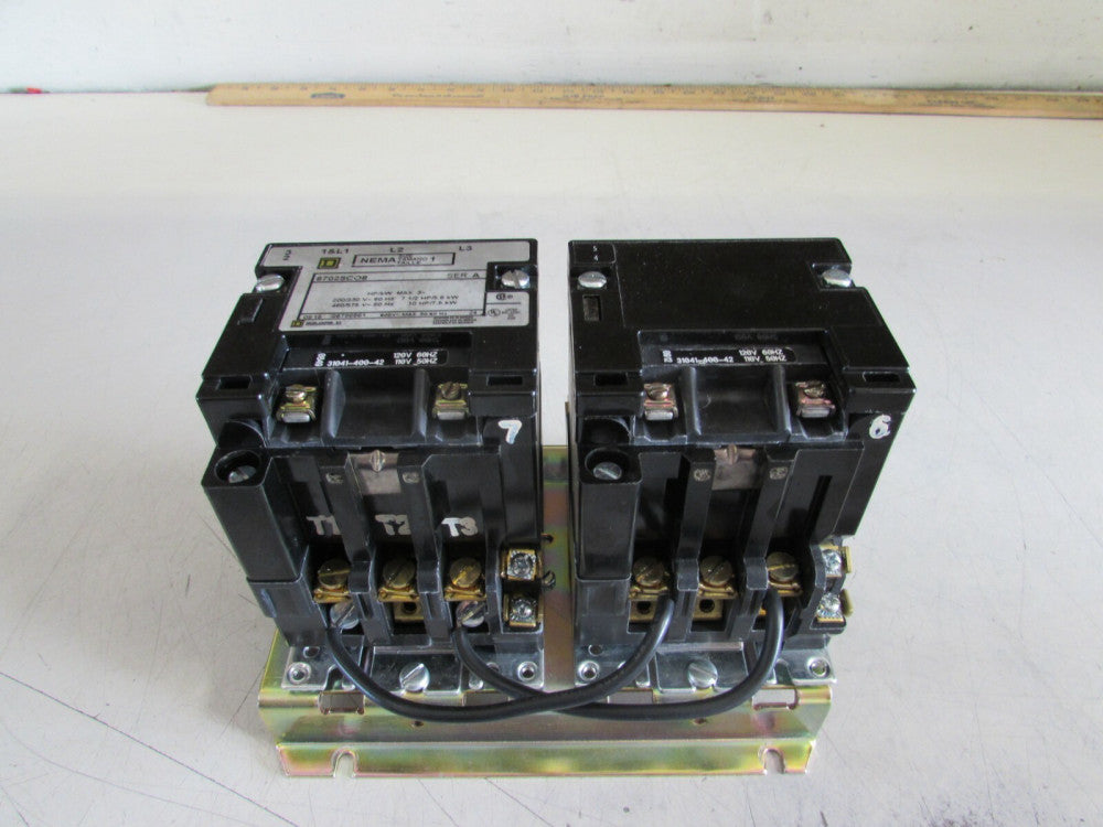 SQUARE D 8702-SC08S SERIES A REVERSING STARTER NICE TAKEOUT! MAKE OFFER!