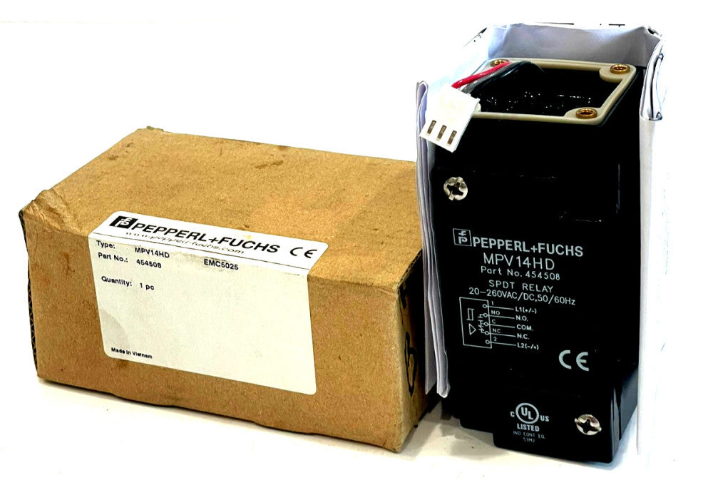 NEW PEPPERL+FUCHS MPV14HD PHOTOELECTRIC BASE MODULE 454508