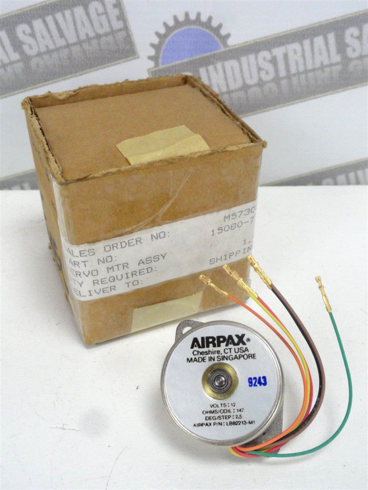 AIRPAX - LB82213-M1 Servo Motor 12v, 7.5 Degree Step, 147 Ohms - (NEW in BOX)