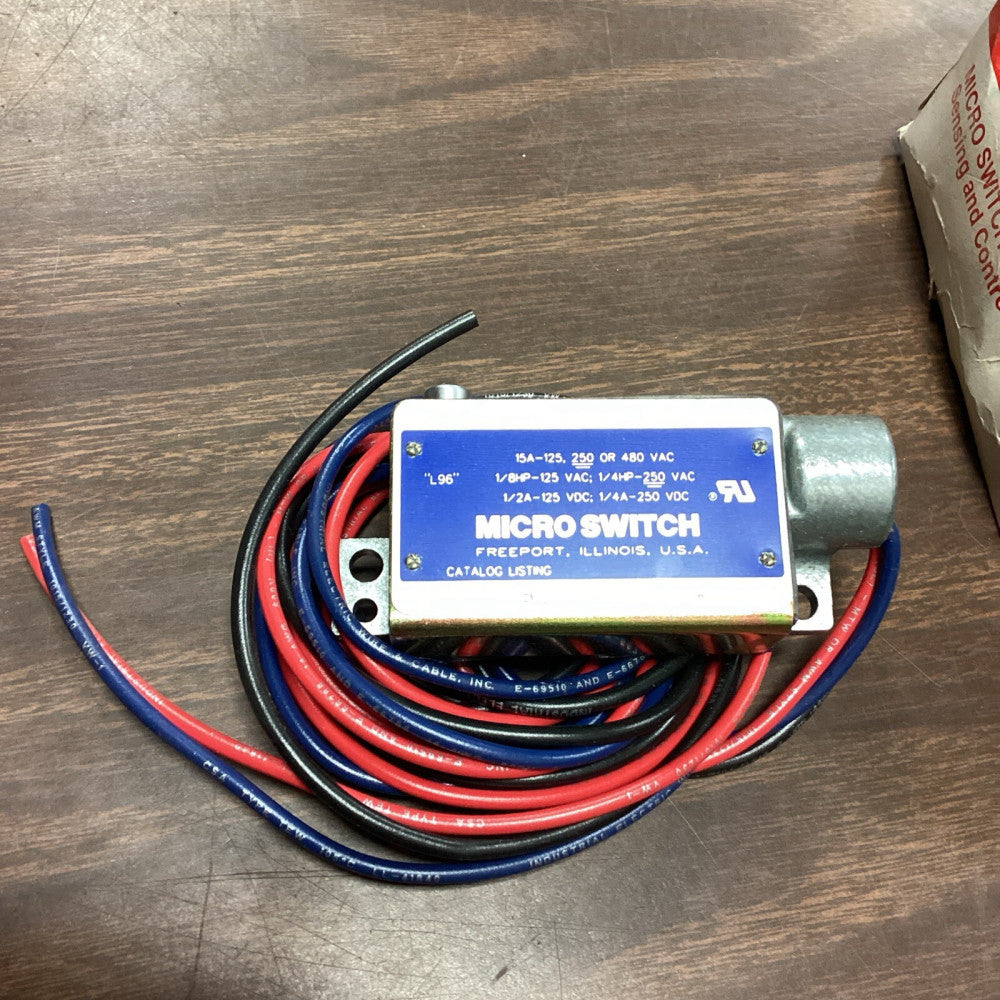Honeywell Micro Switch BZLN-LH5 Switch Limit Switch Prewired 15A 125-480VAC