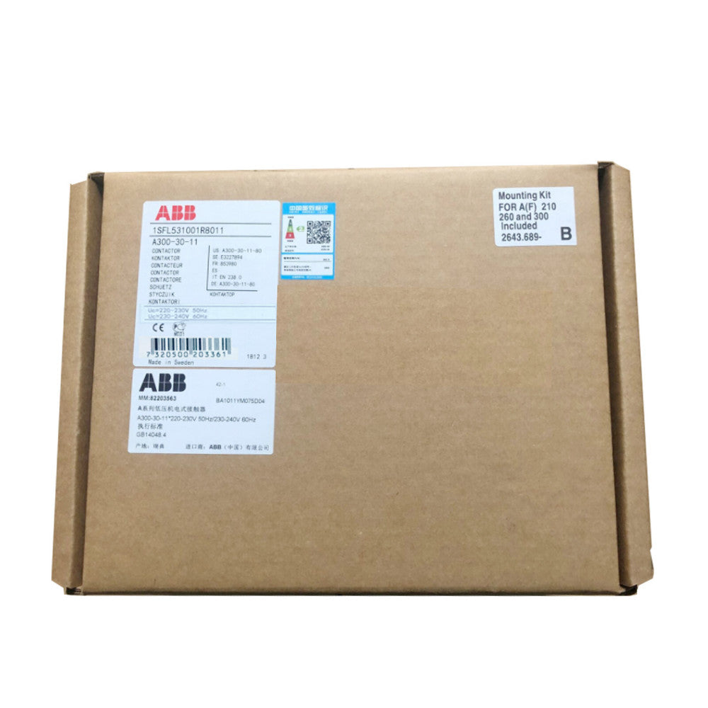 New In Box ABB A300-30-11 1SFL551001R8011 Contactor