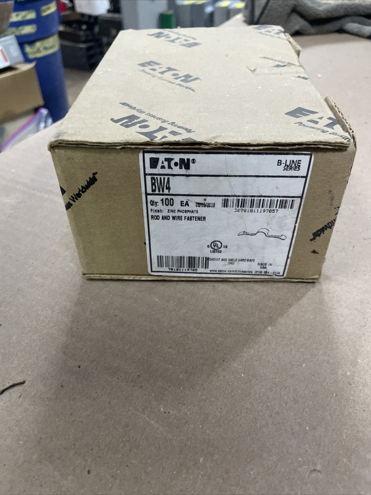NEW Eaton B-Line BW4 Rod and Wire Fastener (100-Pack)