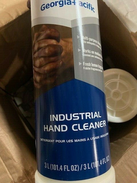 (4 Pack) GPP 44626 Lemon 300 mL Industrial Hand Cleaner (NEW)