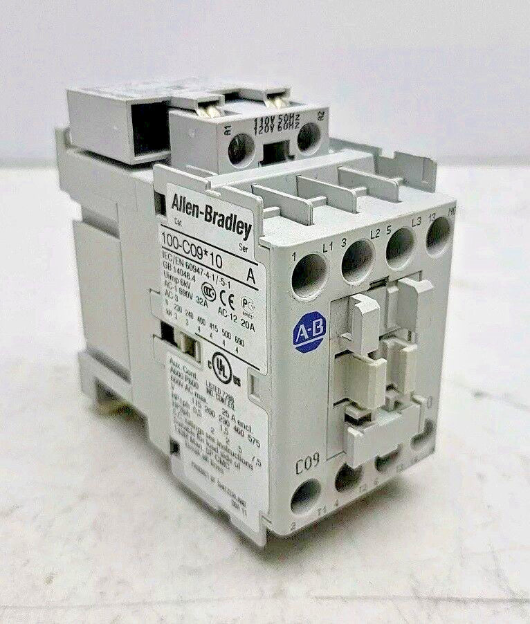 Allen Bradley 100-C09*10 Contactor w/ 100-FSV136 Surge Suppressor