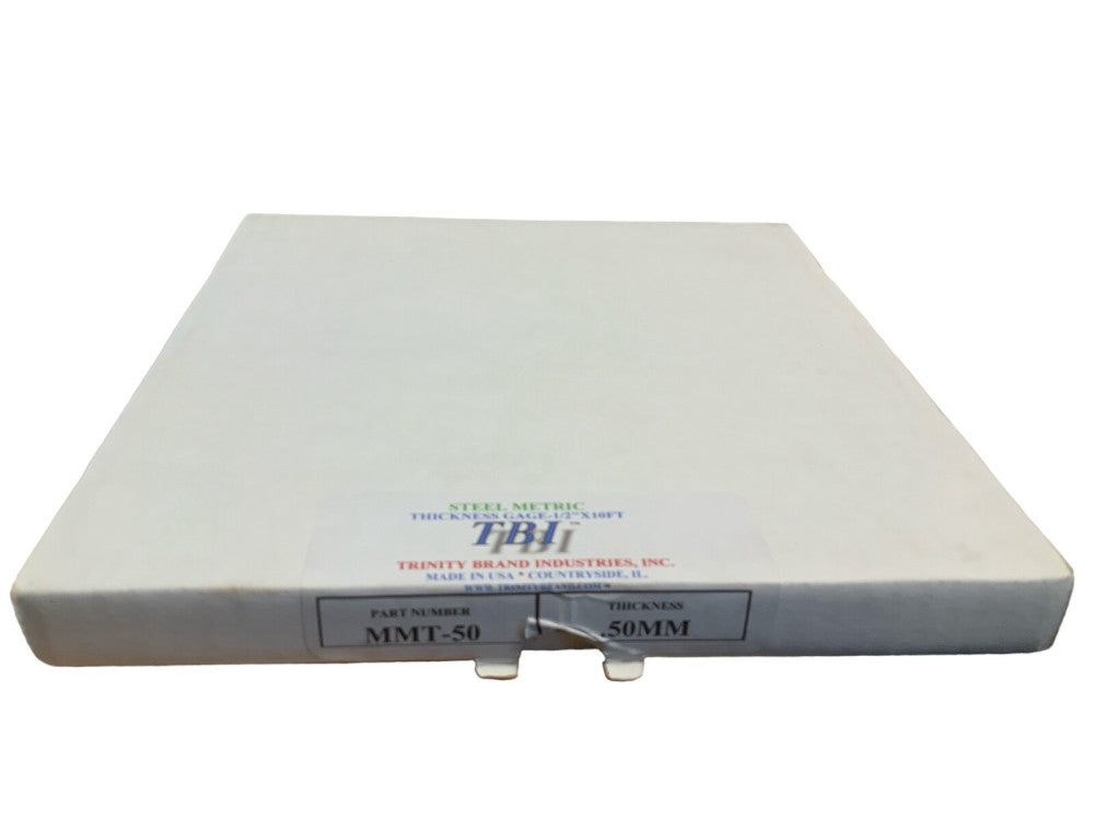 TBI STEEL METRIC THICKNESS GAGE-1/2"X10FT MMT-50, THICKNEES.50MM
