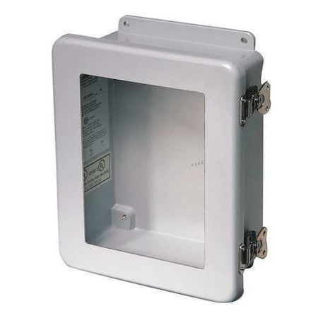 Wiegmann Hw-J141206chtlw Twist Latch Electrical Enclosures, 13-1/2 In H, 5.94