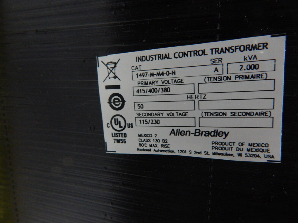 Allen Bradley Transformer 1497-M-M4-0-N