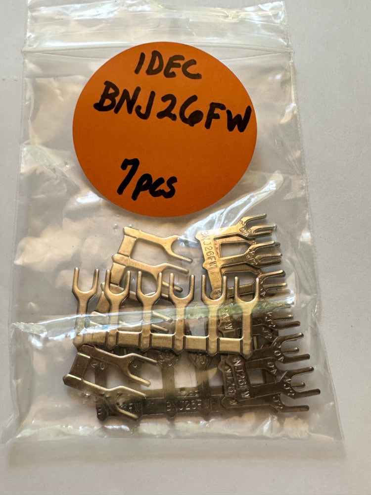 IDEC BNJ26FW Jumper 6 Poles 20AMP (Bag of 7pcs) NEW Fast Ship
