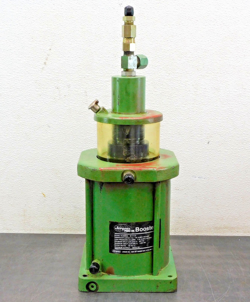 Jergens 61710 Standard Pneu-Oil Booster 15:1 Ratio 1875 PSI