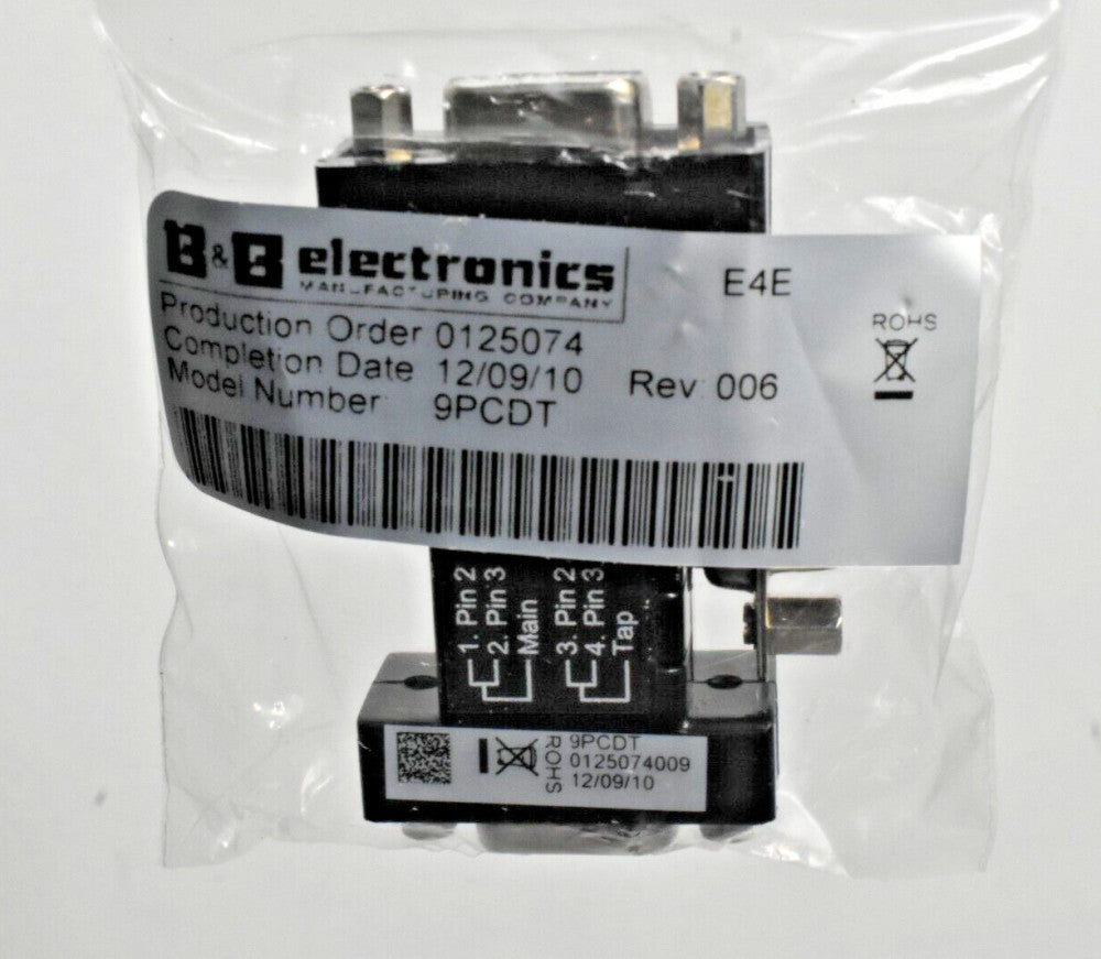 B&B Electronics 9-Pin Data Tap 9PCDT New