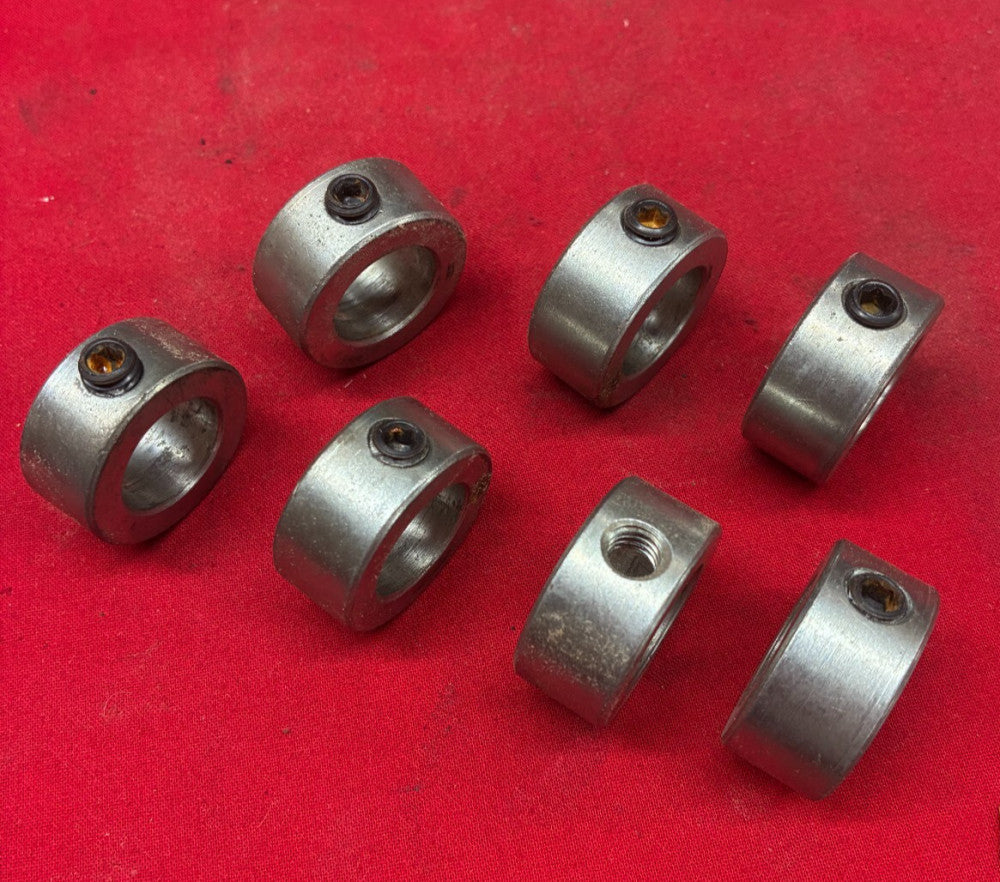 UNBRANDED THRUST NUT OUT DIA: 1-1/4" INS DIA: 3/4" WIDTH: 9-16" (LOT OF 7)