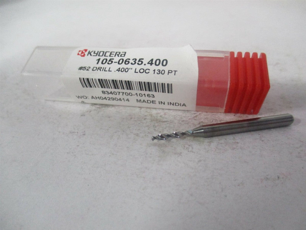 (07343) 1/8 x 1/8" x 1-1/2" 2Fl Carbide Regular Spiral Circuit Board Drill Bit