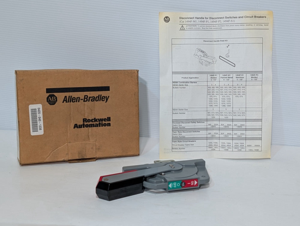 Allen-Bradley 1494F-M1 Series A Disconnect Handle for Switch or Circuit Breaker