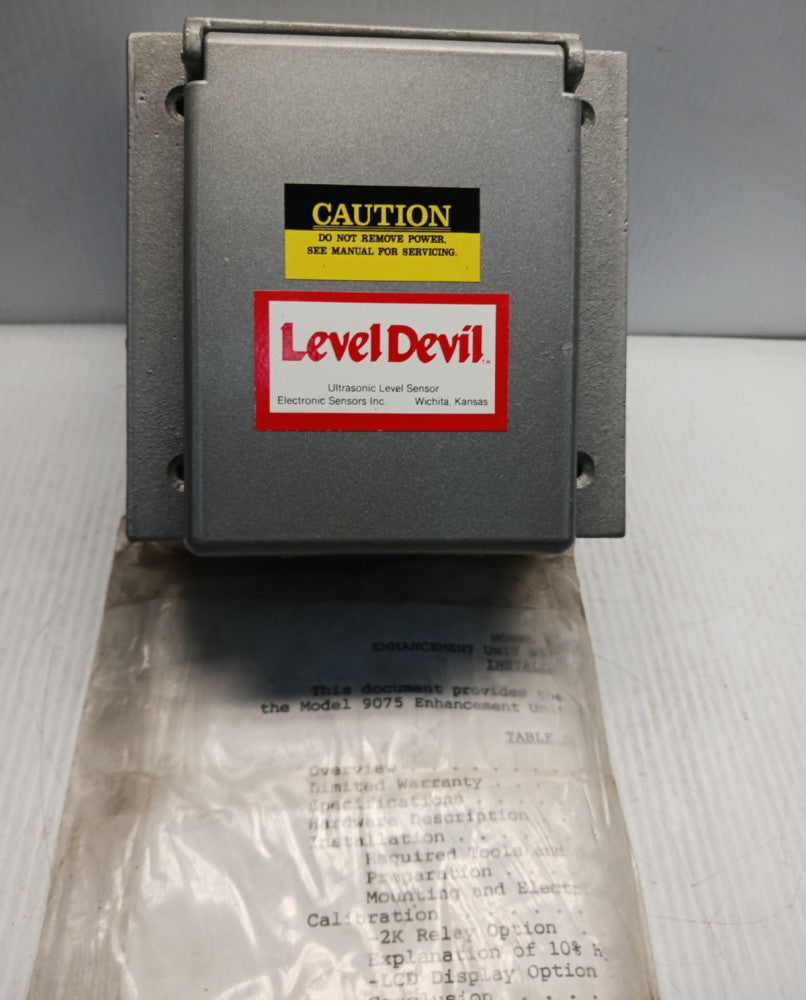 New Electronics Sensor 9075-2K-LCD Levil Devil Ultrasonic Level Sensor