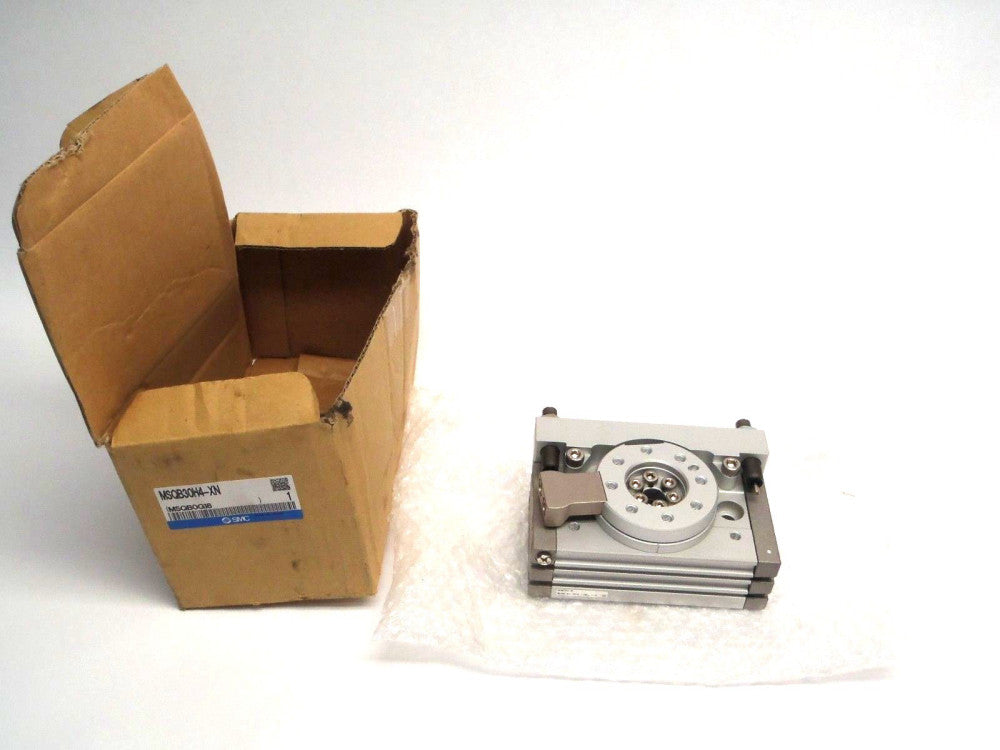 SMC MSQB30H4-XN Rotary Actuator Table Rack & Pinion w/ Shock Absorbers
