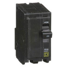 Square D QO220 2-Pole 20 Amp 120/240V Plug-In Circuit Breaker