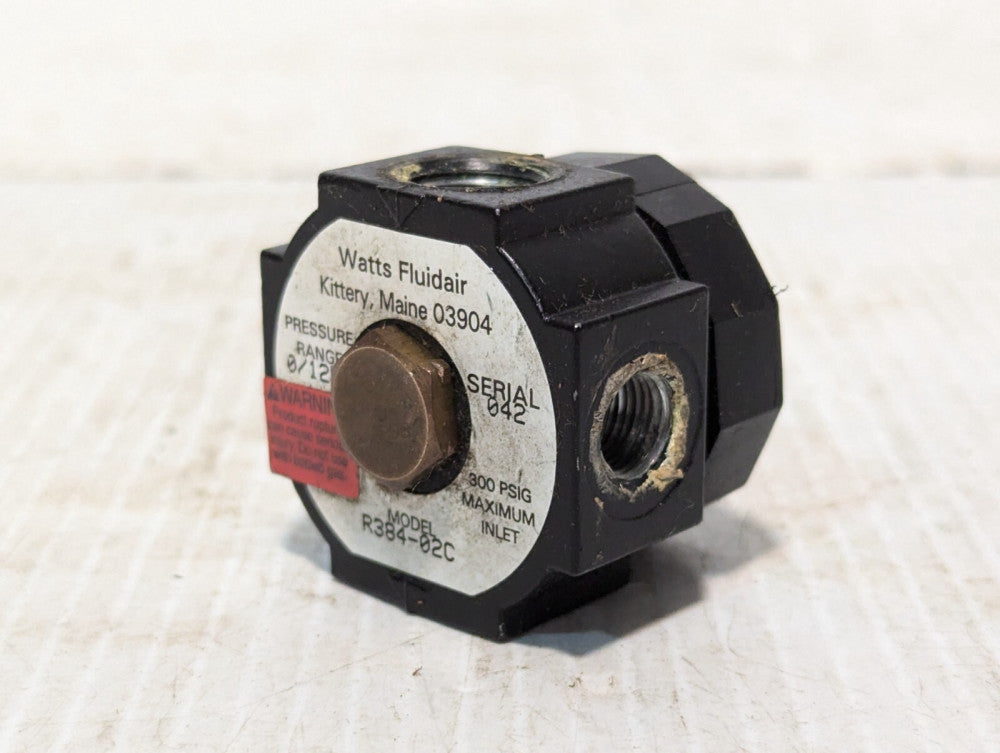 WATTS R384-02C 1/4in 0/125 PSI MINATURE REGULATOR