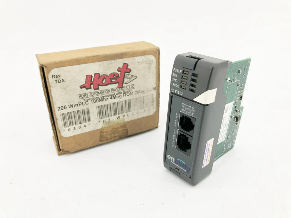 New Host Automation H2-WPLC2 Processor Module 5VDC 4mb Flash Rom 2mb RAM