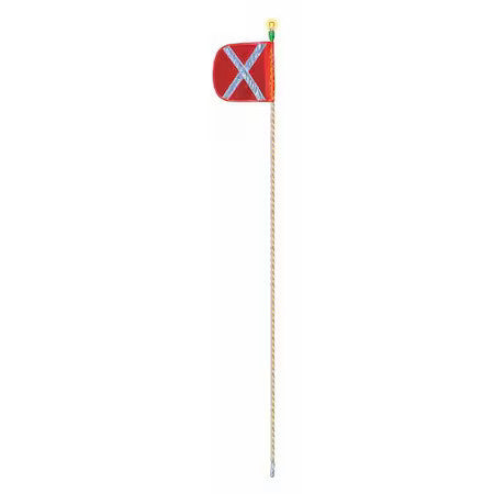 Checkers Fsleda5owaf Warning Whip,5 Ft. H,Amber Light Bulb