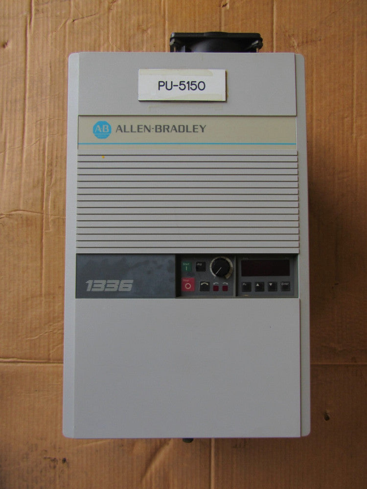 ALLEN BRADLEY 1336-B005-EOD-L3-S1 5HP AC DRIVE 7.6kVA 9.6A SER-A 460V XLNT