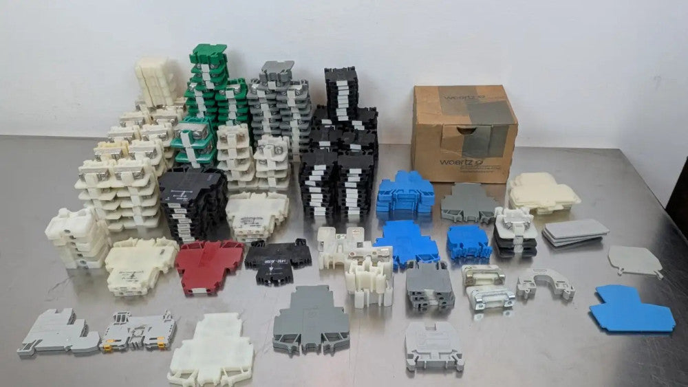 Allen-Bradley Large Lot of Terminal Blocks Woertz 10 lbs