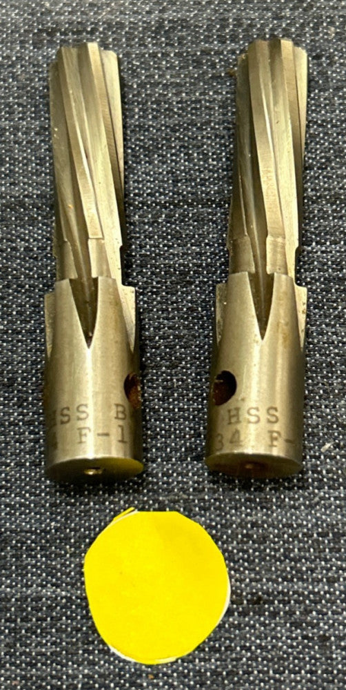 UNBRANDED .4152 HSS HAND REAMER OAL 2-1/2" LOC 1-7/8" LOT OF 2
