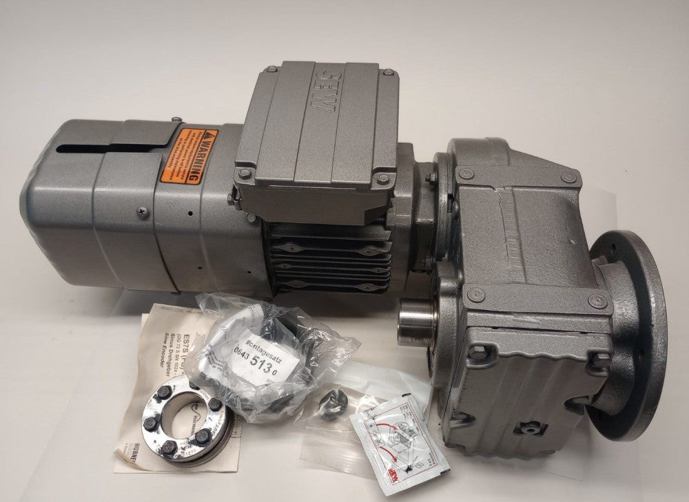 SEW EuroDrive FHF37-DRS71S4BE05/TH/ES7S/DH x 80.65 Gear Motor 80.65:1 1700/21rpm