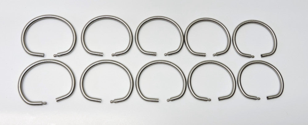 10 Pack Key Systems 1-5/8" Dia. (4 cm) Tamper Proof Key Ring 278 High Security