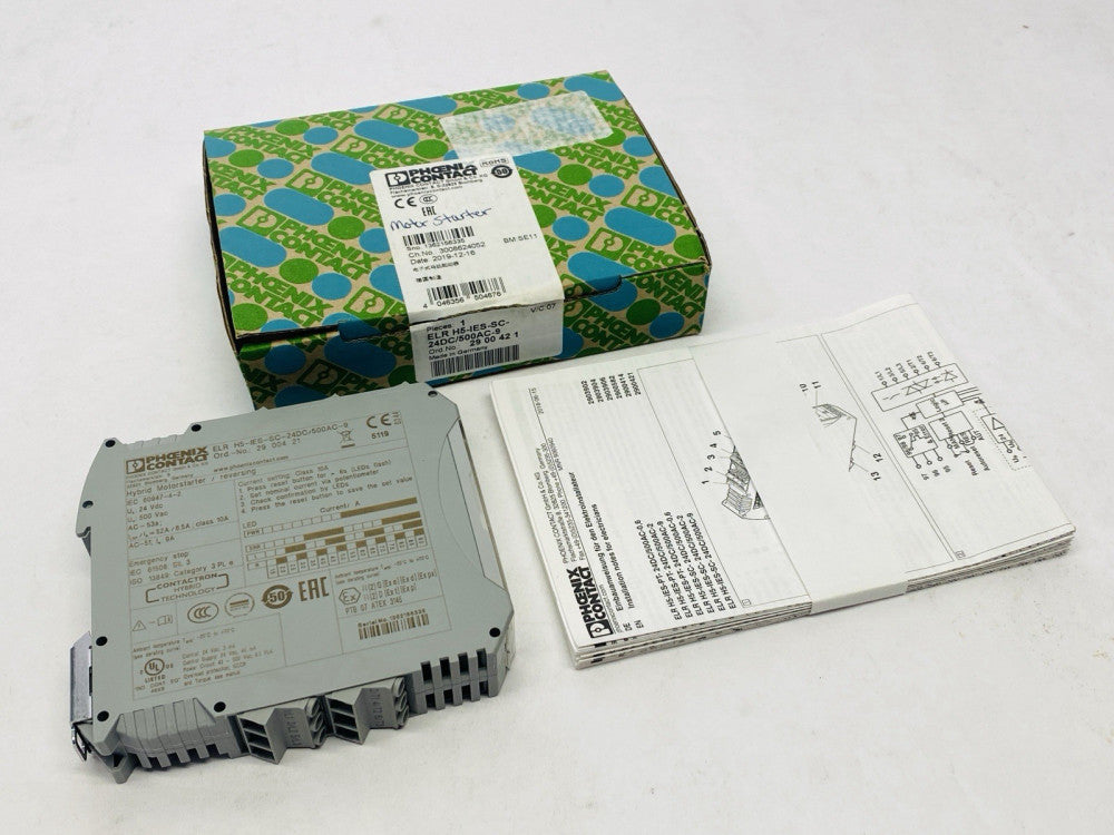 Phoenix Contact ELR H5-IES-SC-24DC/500AC-9 Hybrid Motor Starter 24VDC 2900421