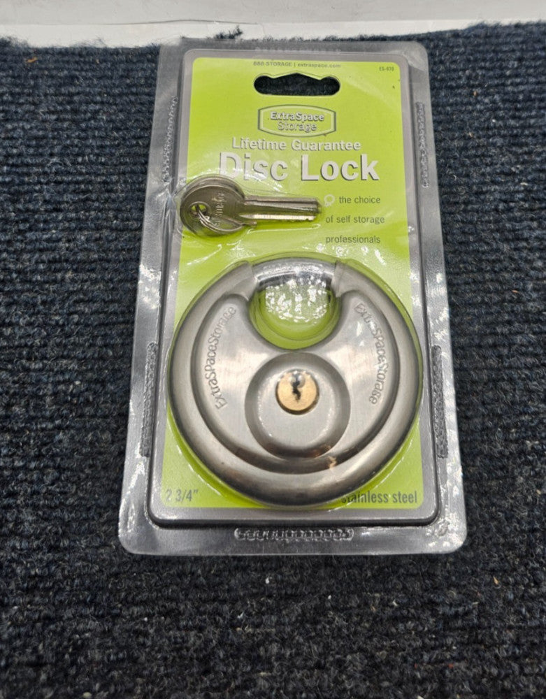 (QTY 6) Extra Space Storage ES-670 Locker Disc Lock 2-3/4" Extended Body Armor