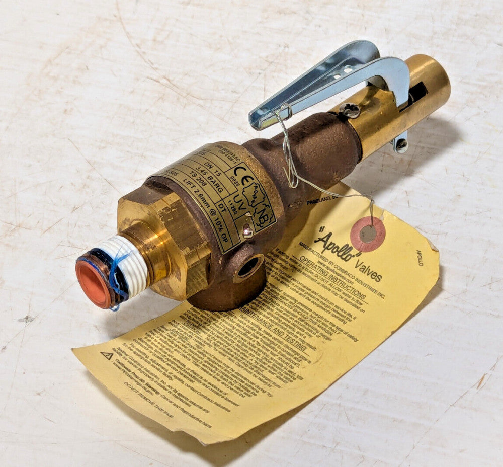 Conbraco Apollo #19EDCL50S Pressure Relief Safety Valve, 1/2", 50PSIG