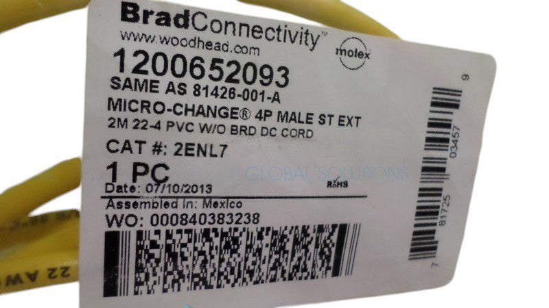 WOODHEAD INC. 1200652093 CONNECTOR NSMP